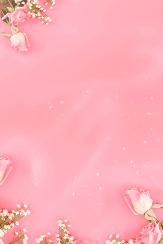 简约光点花朵38妇女节女神节节日促销后粉色海报背景 